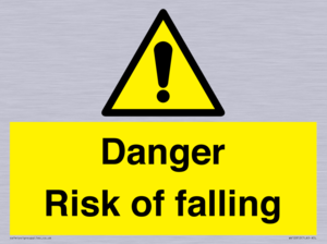 Danger Risk of falling